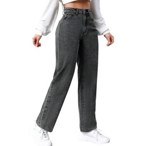 Forever 21 Women's Charcoal Straight Leg Jeans